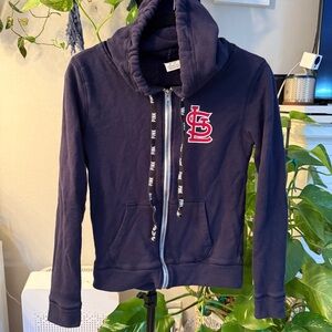 VS Pink St. Luis Cardinals Zip Up Sweater